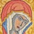 Vintage Framed Needlepoint Icon Virgin Mary Greece For Sale - Image 4 of 13