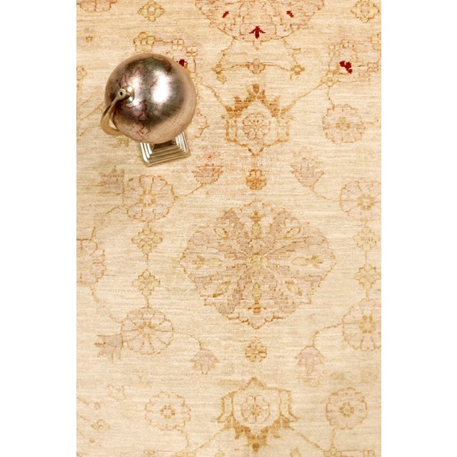 Contemporary Pasargad Home Bakhshayesh Lamb's Wool Area Rug, 9' 1" X 12' 0", Ivory For Sale - Image 3 of 7