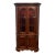 Vintage Traditional American Style Mahogany Corner / Display Cabinet For Sale