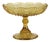Art Deco Amber Glass Fruit Bowl For Sale