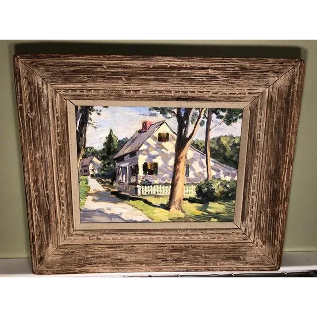 Realism New England Summer Home Painting For Sale - Image 3 of 13