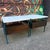 Mid-Century Moderm Vista Furniture California Nightstands With Leather Pulls Walnut Laminate For Sale - Image 9 of 12
