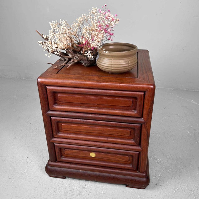 1970s Small Vintage Japanese Drawer Cabinet, 1970s For Sale - Image 5 of 12