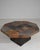 Octagonal Brutalist Slate Stone Table With Iron Base For Sale - Image 4 of 11
