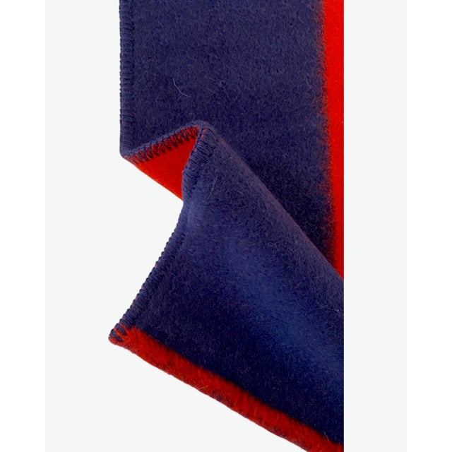 Asprey & Co. Asprey for Cunard Nautical Anchor Wool Blanket For Sale - Image 4 of 9