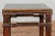 Brown Antique Chinese Dark Brown Side Table with Reeded Humpback Stretchers For Sale - Image 8 of 12