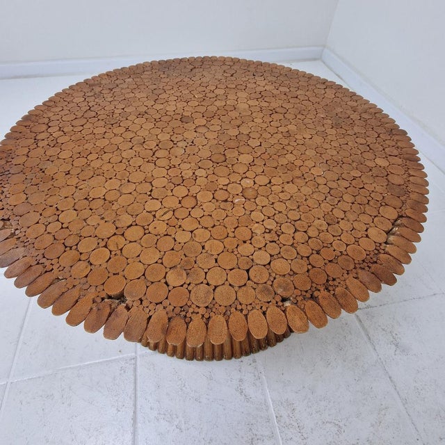 Sheaf of Wheat Bamboo Coffee Table attributed to McGuire, USA, 1970s For Sale - Image 18 of 18