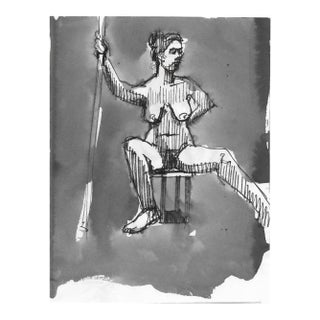 1970s John Reilly Female Nude Painting For Sale