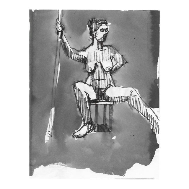 1970s John Reilly Female Nude Painting For Sale