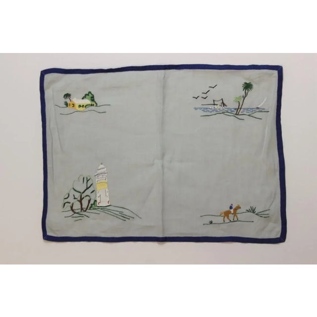 Excellent Condition Table Mats: 17"L x 12"W Table Runners: 20 1/2"L x 1 11/2"W