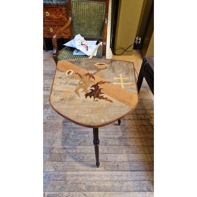 Gallé Side Table from Emile Gallé, 1890s For Sale - Image 15 of 18