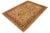 Shabby Chic Bohemien Ziegler Gold Burgundy Hand-Knotted Wool Rug - 9'1'' X 11'7'' For Sale - Image 3 of 8