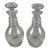 Mid-Century Val Saint-Lambert Blown Glass Decanters, a Pair For Sale