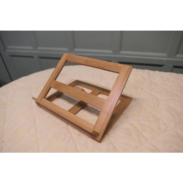 French Bamboo Folding Book Rest or Music Stand, Lutrin This is a charming piece, it is made from bamboo A charming piece...