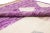 7 X 10 Modern Moroccan Tribal Handmade Wool Rug in Beige and Purple For Sale - Image 4 of 10