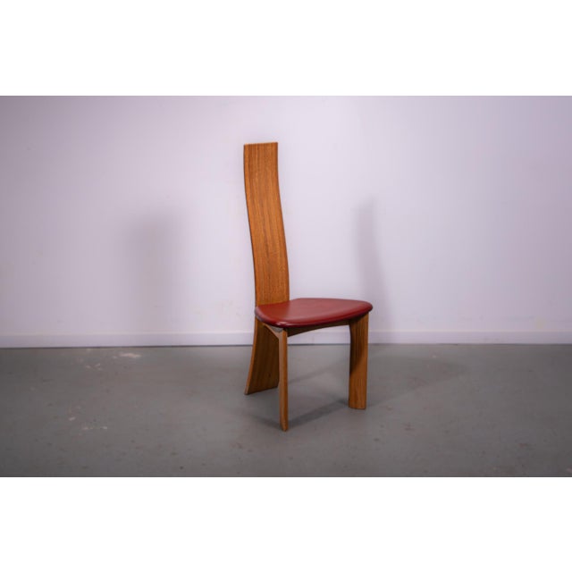 Iris Chairs by Bob Van Den Berghe for Van Den Berghe Pauvers, 1995, Set of 8 For Sale - Image 10 of 14