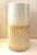 Bo Jia for Middle Kingdom White & Sand Lava-Like Glaze Porcelain Cylinder Vase A study in contrasts, this substantial...