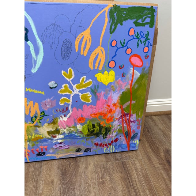 Ak Hardeman - Original Abstract Painting on Canvas - “Psychedelics and a Diplomat’s Son” For Sale In Birmingham - Image 6 of 6