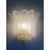 Venetian Transparent Graniglia Leaf Murano Glass Wall Sconces by Simoeng, Set of 2 For Sale - Image 6 of 12