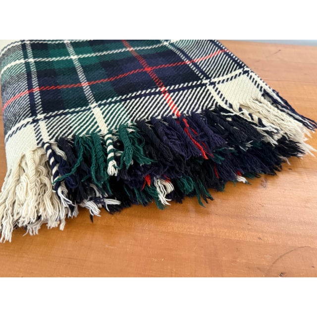 Ralph Lauren Scottish Tartan Plaid Blanket, Ralph Lauren Style For Sale - Image 4 of 6