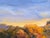 2020s Nancy Paris Pruden "Sunset at The Horse Barn" Contemporary Naturalistic Pastoral Landscape Painting, 2020s For Sale - Image 5 of 11