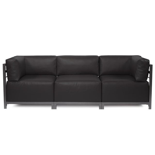 Modern Axis 4pc Sectional Atlantis Black Titanium Frame For Sale - Image 3 of 10