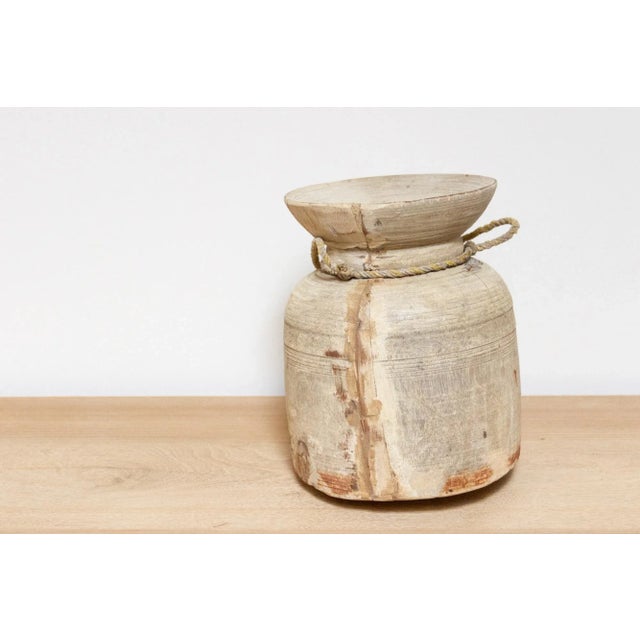 19th Century Tribal Wooden Antique Pot-Dhani For Sale - Image 5 of 8