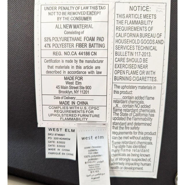 West Elm Lenox Counter Stool For Sale In San Francisco - Image 6 of 6