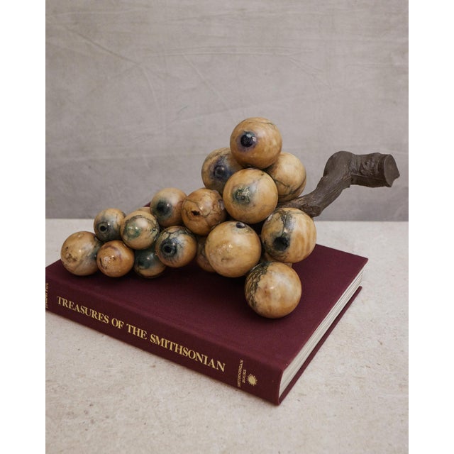 Monumental Mid-Century Italian Alabaster Grapes For Sale - Image 11 of 17