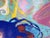 2010s Mirtha Moreno Acrylic Painting Titled: Eye Floaters Cobalt For Sale - Image 5 of 6