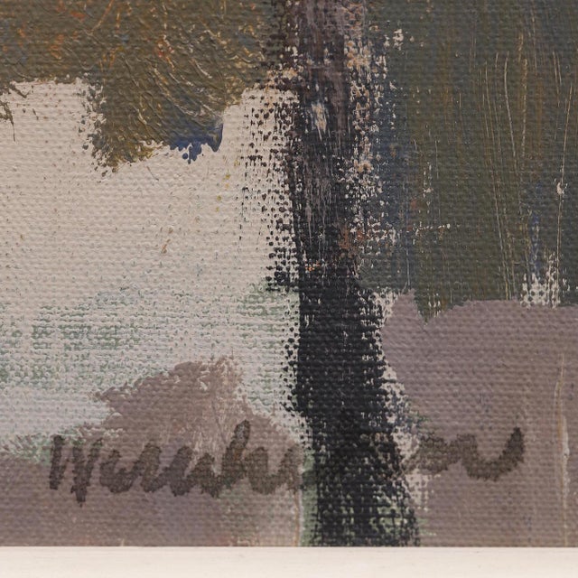 Stig Wernheden, Southern City Scene, 1960s, Oil on Canvas, Framed For Sale - Image 5 of 18