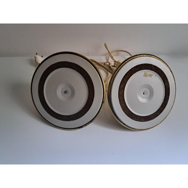 Metal Murano Glass Table Lamps from Manifattura Di Murano, 1970s, Set of 2 For Sale - Image 7 of 10