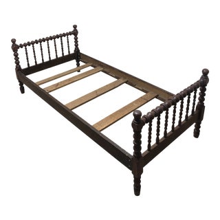 Antique Jenny Lind Spindle Spool Twin Bedframe For Sale