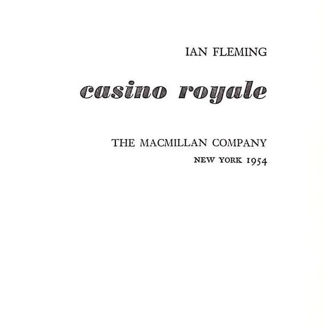 Traditional "Casino Royale" 1954 Fleming, Ian For Sale - Image 3 of 5