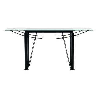 Washington Glass Console Table by Jean-Michel Wilmotte, 1980s For Sale