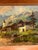 Green J. K. Mountain Village Oil Painting, Framed For Sale - Image 8 of 12