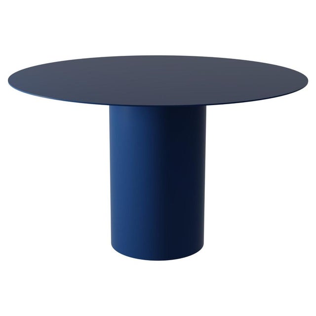Blue Ibiza Dining Table in Metal by Laurence Du Tilly For Sale - Image 8 of 8