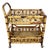 Vintage Brighton Bamboo Rattan Bar Cart For Sale