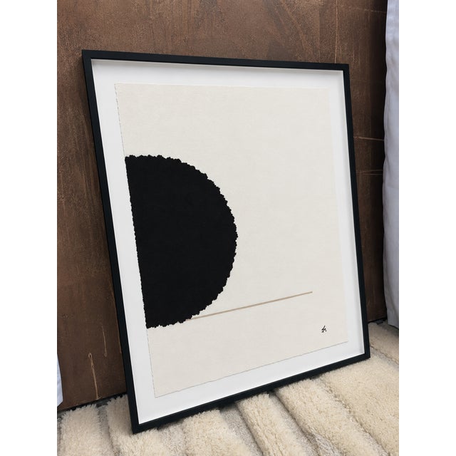 RH John Mayberry "Stage Fright" – Framed Fine Art Print Black Frame | Archival Fine Art Print | Contemporary Abstract...