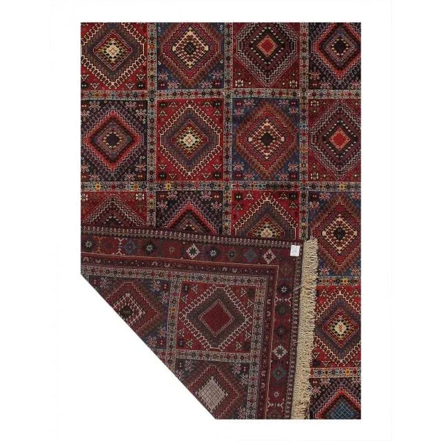 Traditional 2020s Red Persian Yalameh For Sale - Image 3 of 5