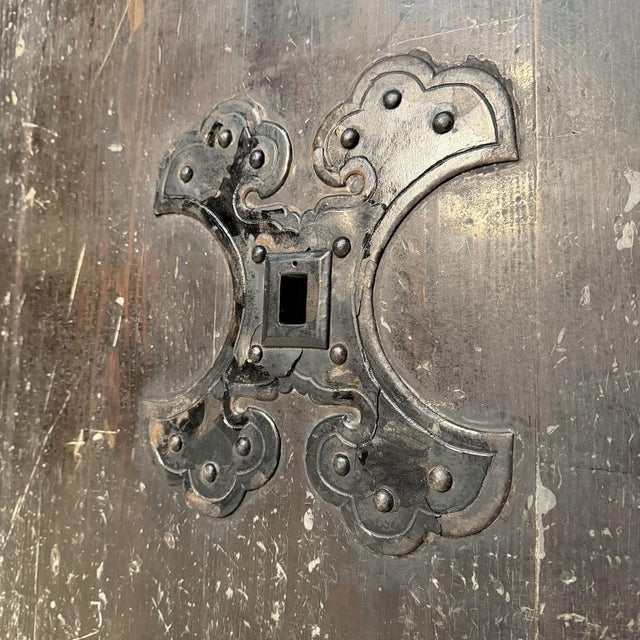 Antique Japanese Architectural Hikido Sliding Door Wall Panel, 1860s For Sale - Image 4 of 18