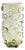 Celeste Tall Glass Vase / Hurricane, Olive Green For Sale