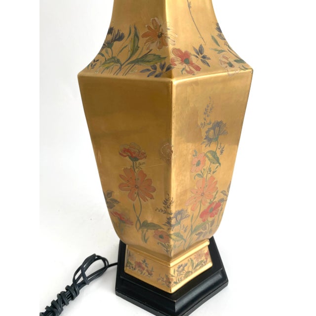 Morris Greenspan Hollywood Regency Chinoiserie Gilt Table Lamp For Sale In Los Angeles - Image 6 of 8