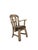 Dutch Brutalist Oak Armchair with Leather Seat, 1970s For Sale - Image 16 of 16