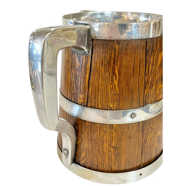 Antique English Silver Plate and Wood 1st Prize Walking Puppy Trophy Loving Cup For Sale - Image 10 of 12