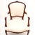 Antique French Walnut Salon Armchairs, 1930, Set of 2 For Sale - Image 6 of 11