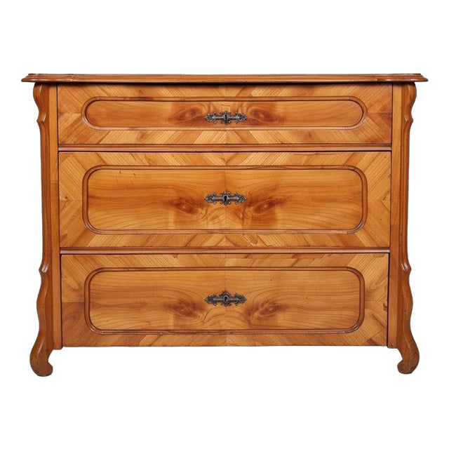 Antique Biedermeier Cherrywood Chest of Drawers, France, 1830 For Sale