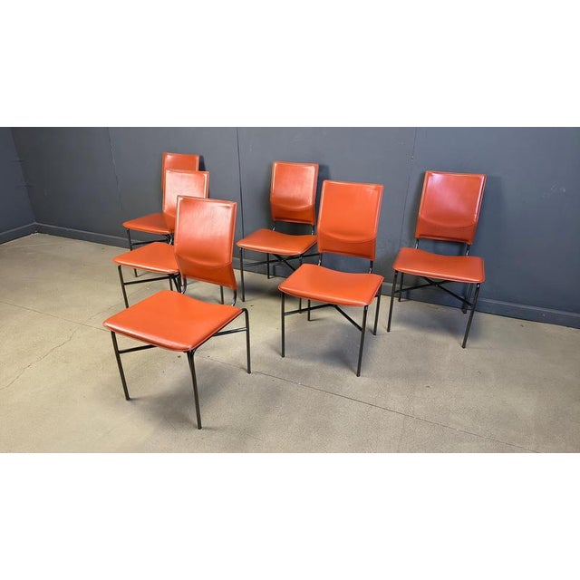 Dining Chairs by Ross Littel for Matteo Grassi, 1970s, Set of 6 For Sale - Image 12 of 17