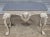 Rococo Antique Silver Gilt Lion Mask With Lion Legs W Paw and Claw Feet Console Table For Sale - Image 3 of 10