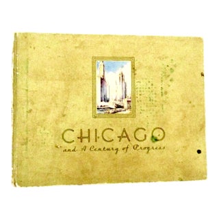1933 Chicago and a Century of Progress Illustrated Book For Sale
